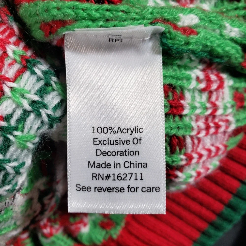 Celebrate Together Ugly Christmas Sweater Llama Fair Isle XL‎ Great Fun